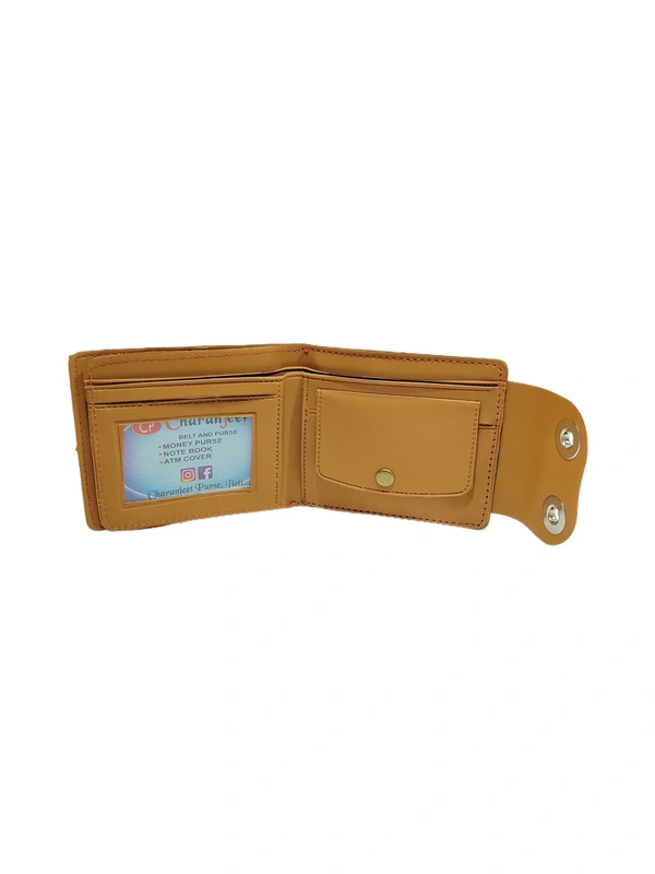 MENS 2 FOLD MIX COLOR STYLISH PU LEATHER WALLET - FREE, 6