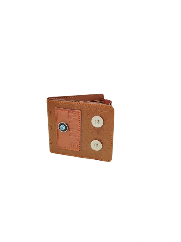 MENS 2 FOLD MIX COLOR STYLISH PU LEATHER WALLET - FREEEW, 6