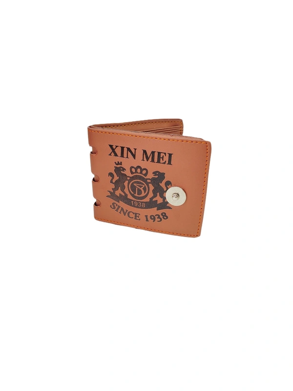 MENS 2 FOLD MIX COLOR STYLISH PU LEATHER WALLET - FREE, 6