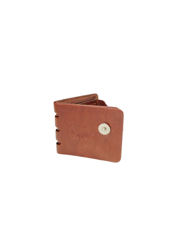 MENS 2 FOLD MIX COLOR STYLISH PU LEATHER WALLET - FREE, 6