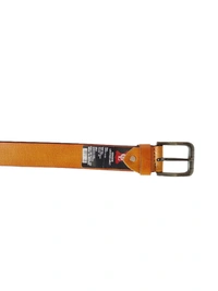 MENS GENUINE LEATHER TAN COLOR MIX SIZE HEAVY KANTA BUCKLE BELT  - FREE, 6