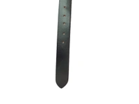 MENS GENUINE LEATHER BLACK COLOR HEAVY KANTA BUCKLE BELT - FREE, 6