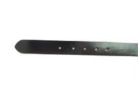 MENS GENUINE LEATHER BLACK COLOR HEAVY KANTA BUCKLE BELT - FREE, 6