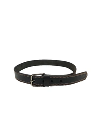 KIDS PU LEATHER BLACK COLOR HEAVY KANTA BUCKLE BELT - FREE, 6
