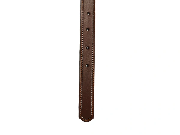 KIDS PU LEATHER BROWN COLOR HEAVY KANTA BUCKLE BELT  - FREE, 12