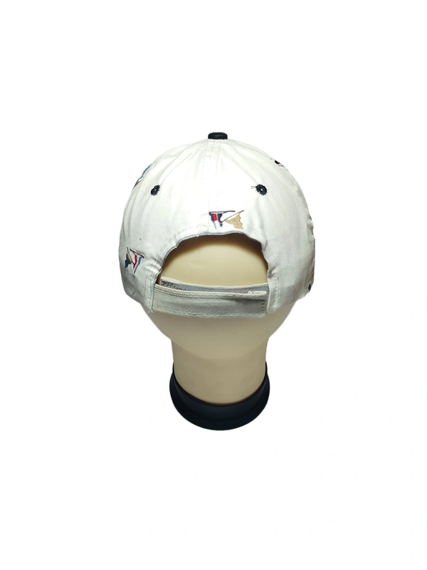 MEN'S EMBROIDERED DESIGN COTTON CAPS FITTING -VELCRO   - FREE, 6