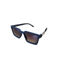 MENS RUBBER FRAME NEW STYLISH DC MIX SQUARE SUNGLASSES - FREE, 12