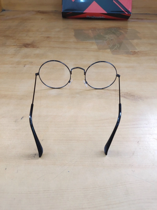 MENS METAL FRAME CLEAR ENS ROUND SUNGLASSLES - FREE, 12