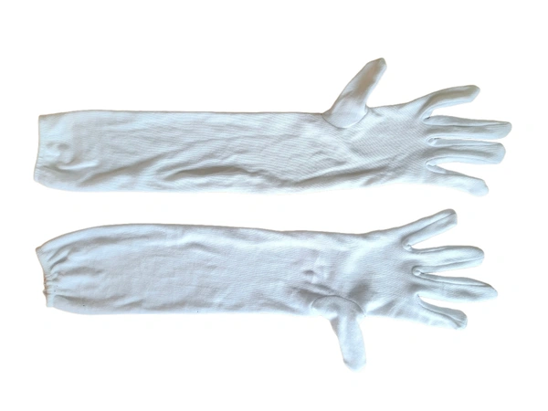 GIRL AND LADIES SOFT AND COMFORT WHITE  COLOR  FULL ARM SLEEVES - FREE, 12