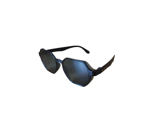 KIDS MEW DESIGN STYLISH PLASTIC MIX COLOR  FRAME SUNGLASSES - FREE, 12