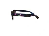 KIDS NEW DESIGN STYLISH PLASTIC MIX COLOR FRAME SUNGLASS - FREE, 12
