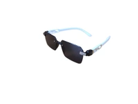 KIDS NEW DESIGN STYLISH PLASTIC MIX COLOR FRAME SUNGLASS - FREE, 12