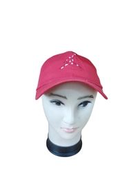 MENS EMBROIDERED DESIGN MIX COLOR  COTTON  MATERIAL CAPS  FITTING - BUCKLE   - FREE, 6