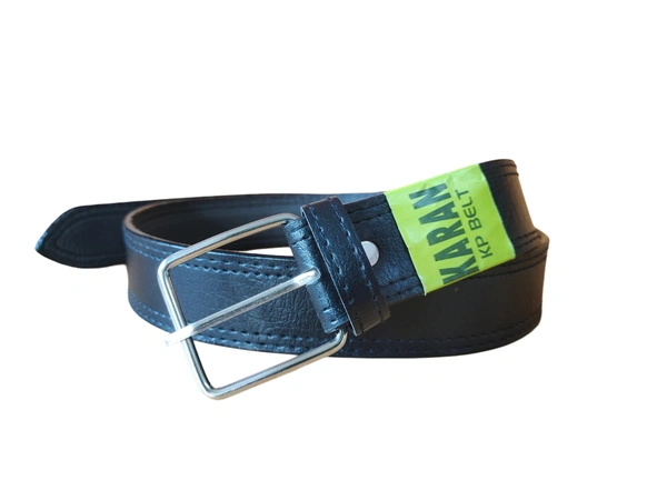 MENS PU LEATHER MIX COLOR KANTA BUCKLE BELT - FREE, 12