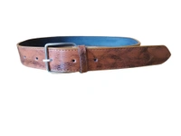 MENS PU LEATHER MIX COLOR KANTA BUCKLE BELT - FREE, 12