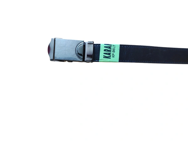 MENS PU LEATHER BLACK  COLOR ARMY  BUCKLE  BELT - FREE, 06