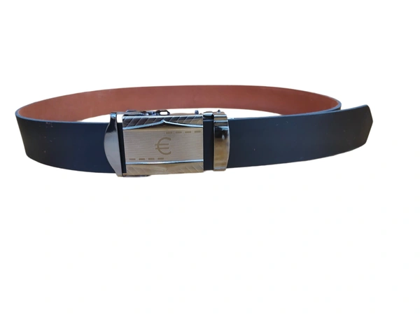 MENS PU LEATHER BLACK  COLOR ARMY  BUCKLE  BELT - FREE, 06