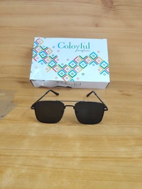 MENS NEW STYLISH LATEST MODEL MIX COLOR SQUARE  METAL SUNGLASSES - FREE, 12