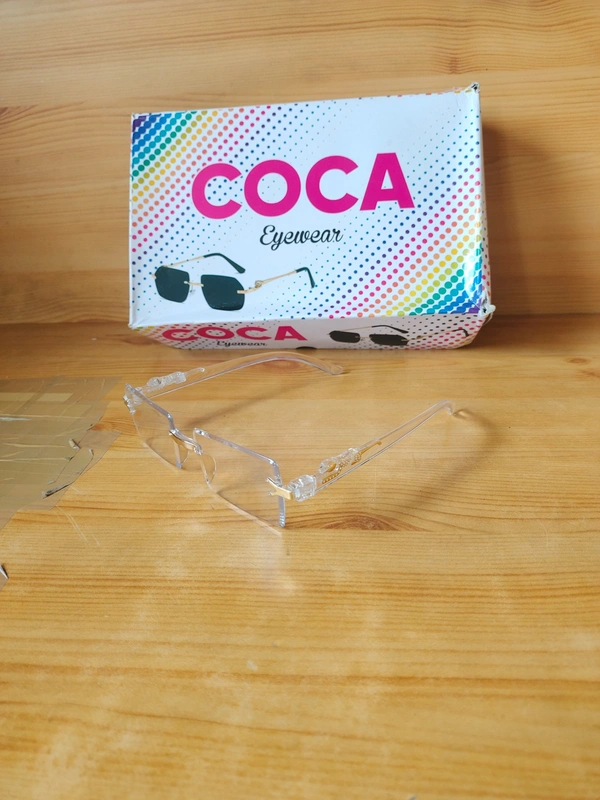 MENS NEW STYLISH LATEST MODEL CLEAR LENSE SUNGLASS - FREE, 12