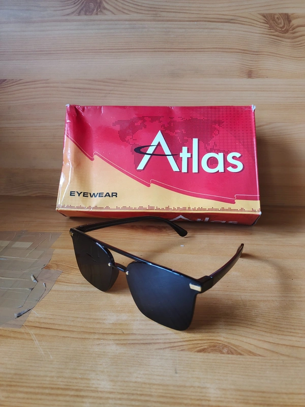 MENS NEW STYLISH LATEST MODEL BLACK MIX SUNGLASSES - FREE, 12
