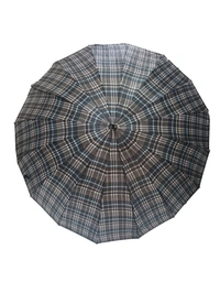 SINGLE/LONG FOLD MIX COLOR CHECK  PRINTED BIG SIZE UMBRELLA  SIZE-75CM - FREE, 6