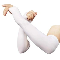 Arm Sleeves For Men And Women White Colour, Made Up Of Polyamide And Spandex Material - 12