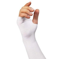 Arm Sleeves For Men And Women White Colour, Made Up Of Polyamide And Spandex Material - 12