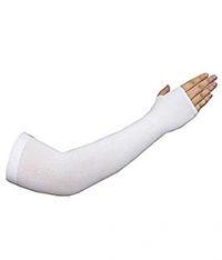 Arm Sleeves For Men And Women White Colour, Made Up Of Polyamide And Spandex Material - 12