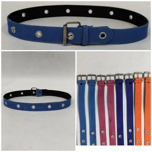 Kid'S Cotton Material Assorted Color Belt Strap Length 29 Inches Length And Width 25 Mm - 12