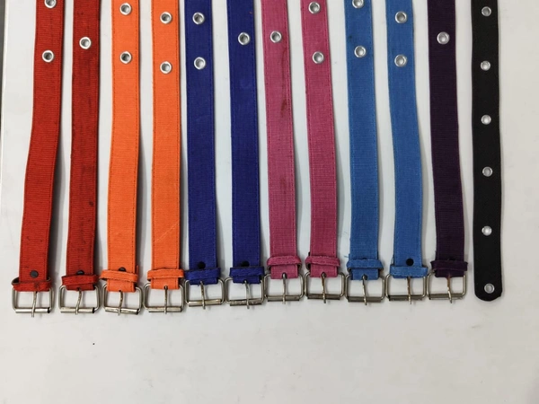 Kid'S Cotton Material Assorted Color Belt Strap Length 29 Inches Length And Width 25 Mm - 12