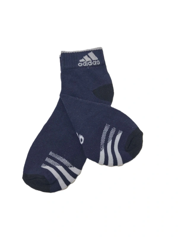 Men Mix Branded Cotton  Socks, Mix Color Pack Set Of 12 Pairs - 12