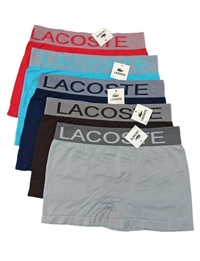 Men's  China Imported  Briefs  Material- Micro Fiber ,Color - Mix Plain Color,  Size - Free Size - Free Size, 12