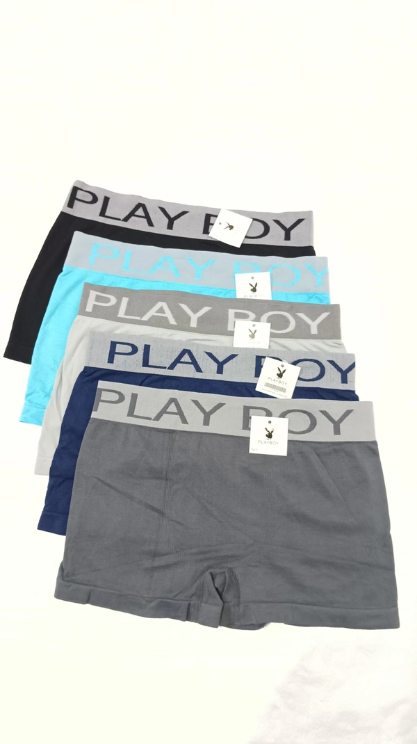 Men's  China Imported  Briefs  Material- Micro Fiber ,Color - Mix Plain Color,  Size - Free Size - Free Size, 12