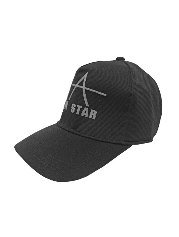 Mens Indian Flaxi Fit Rubber Printed Logo Caps Color - Black Color Pack Fitting - Buckle - 120