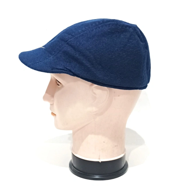 Mens Velevt Golf Style Cap Material - Indian Velvet Color - Mix Color Pack Fitting - Elastic - 48