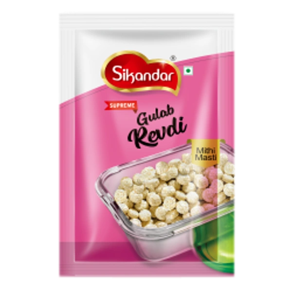 Sikandar Gulab Revdi 200g - Foil Pack