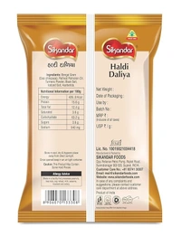 Sikandar  Premium Roasted Haldi Daliya (Turmeric Chickpeas) 200g - Foil Pack