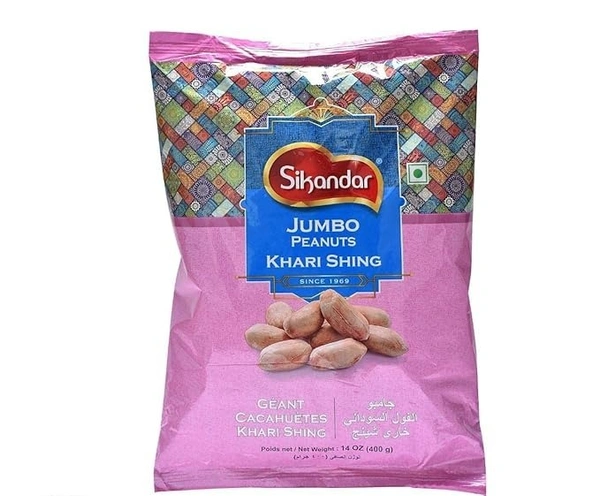 Sikandar Premium Jumbo Roasted Peanuts (Vacum) 400g - Vacuum Pack