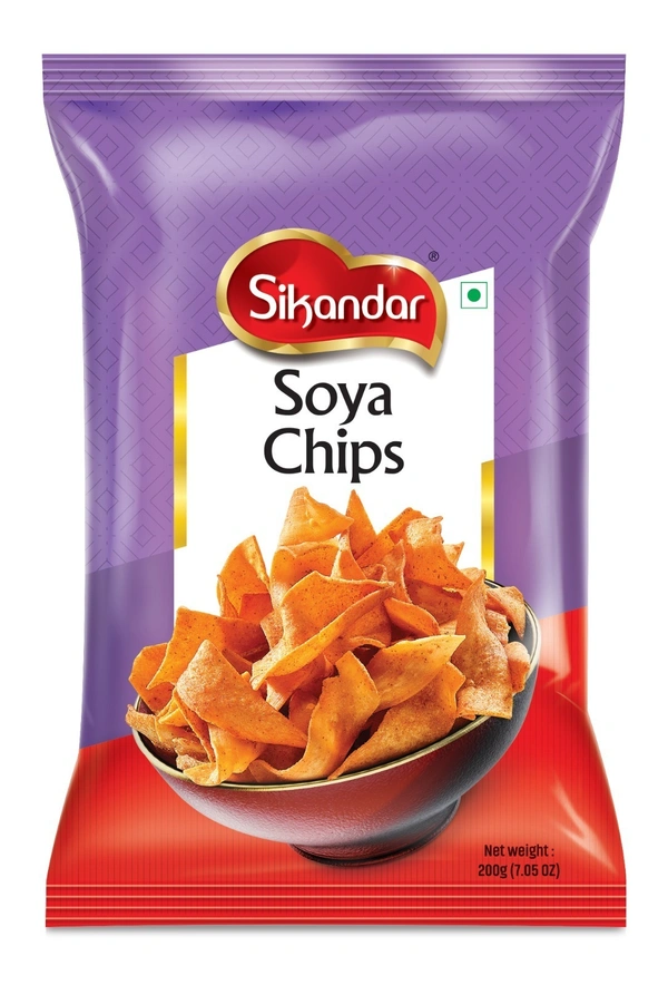 Sikandar Soya Chips 200g - Foil Pack