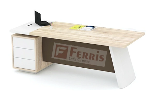 OFFICE TABLE WITH FIX PEDESTAL FP-MD-02