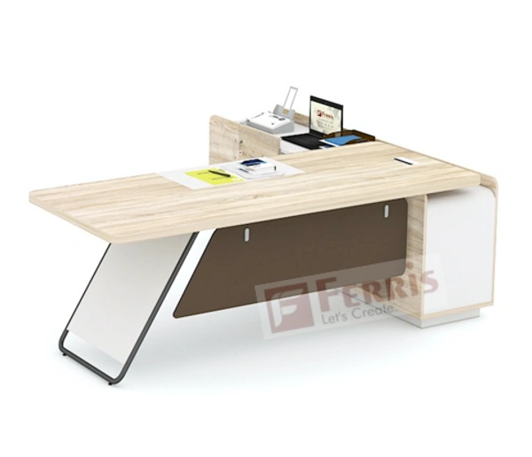 OFFICE TABLE WITH FIX SIDE UNIT FP-MD-14