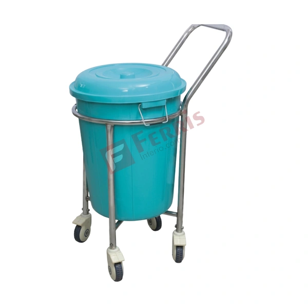 Soiled Linen Trolley (Plastic Bucket) FHF-033A