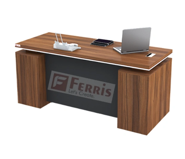 OFFICE TABLE WITH FIX SIDE PEDESTAL PT1-04