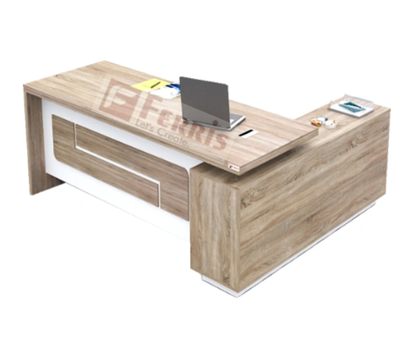 OFFICE TABLE WITH FIX SIDE UNIT PT3-01