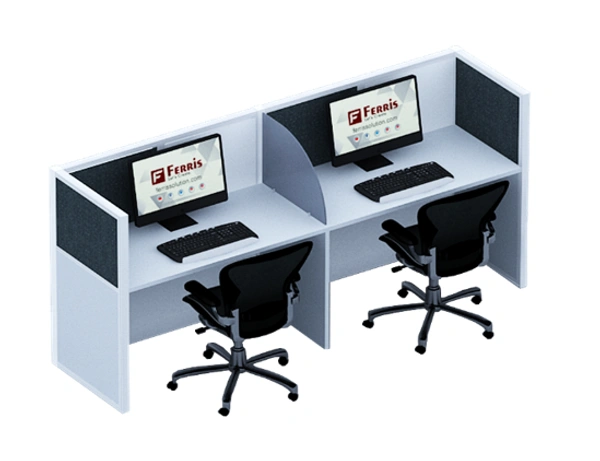 02 SEATER WORK STATION PW1-08