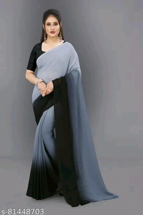 Fashion Georgette Daily Wear Ombre Saree
