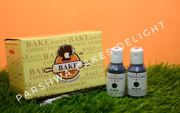 BAKEHAVEN GEL COLOUR - BLACK