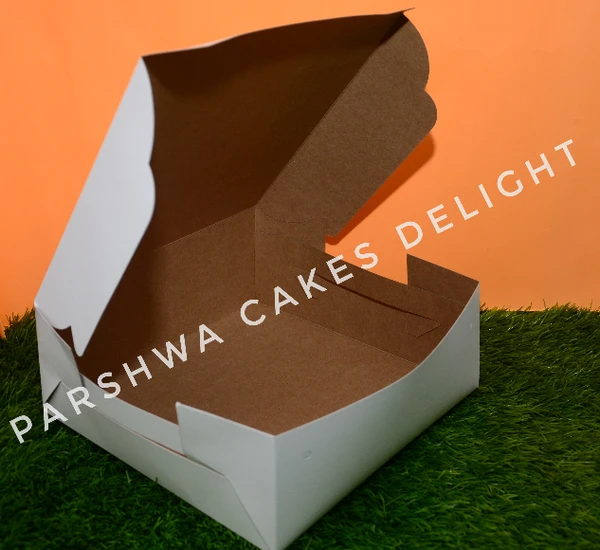 1KG CAKE BOX - WHITE, 10*10*4 -  10 PCS