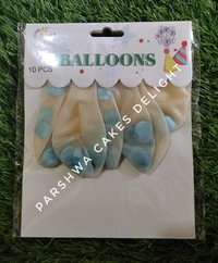 5PCS CONFETTI BALOON - RED,GOLD,BLUE (ASSORTED