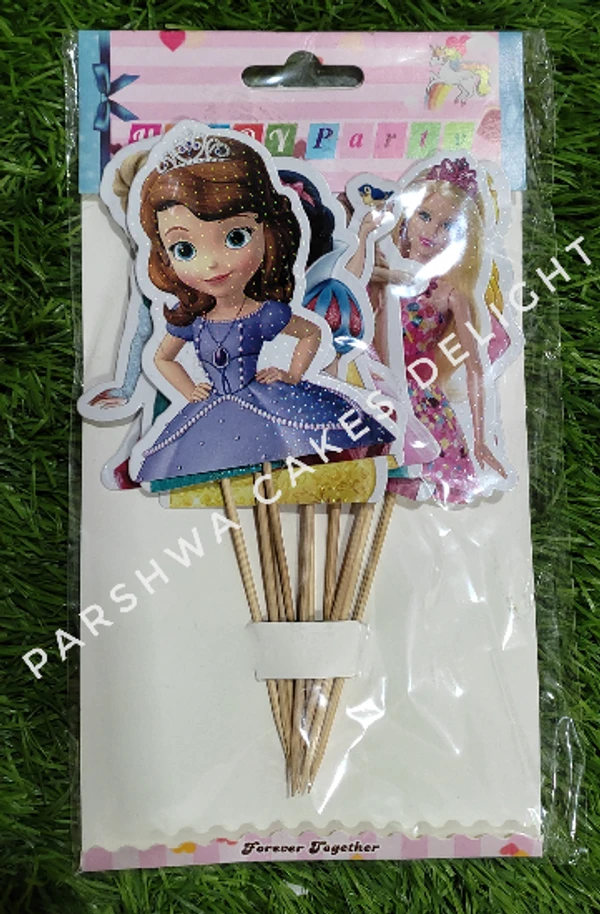 PAPER TOPPER - 10 PCS, BARBIE